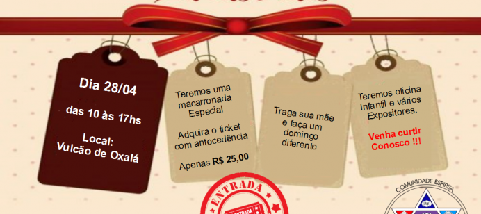 Bazar Dia das Mães